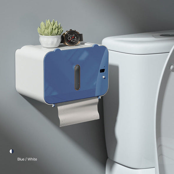 Induction Toilet Paper Holder Shelf Automatic Paper Out