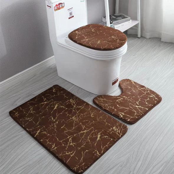 Bathroom Toilet Mats Set