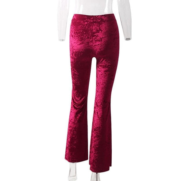 Bloodsucker Velvet Bell Bottoms