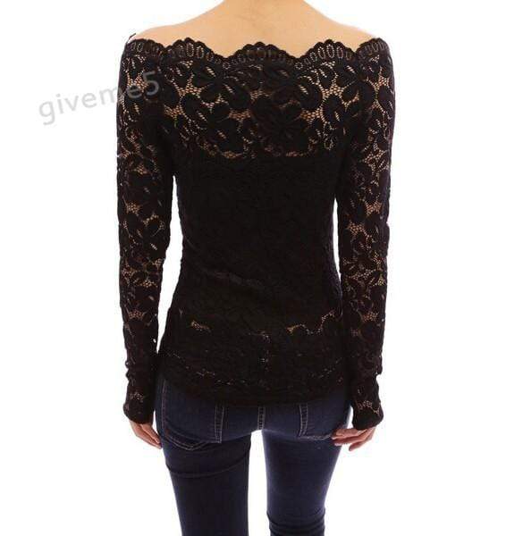 Doppelgänger Lace Floral Blouse