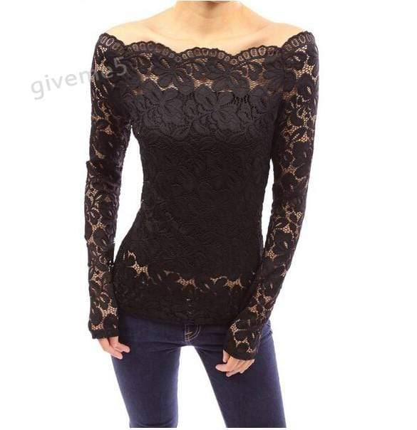 Doppelgänger Lace Floral Blouse