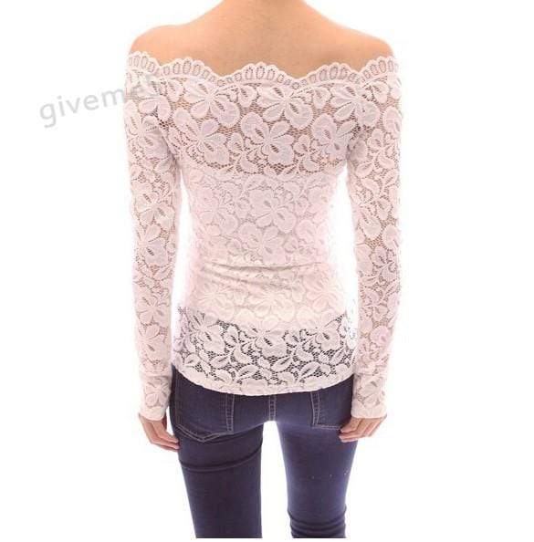 Doppelgänger Lace Floral Blouse