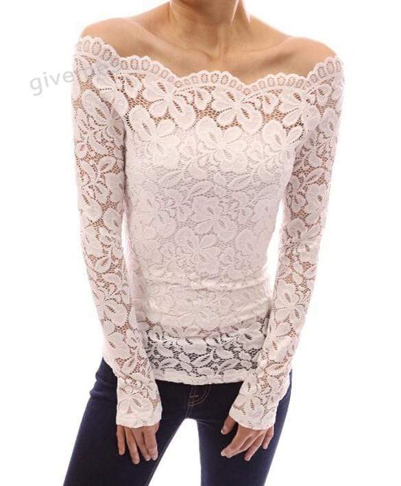 Doppelgänger Lace Floral Blouse