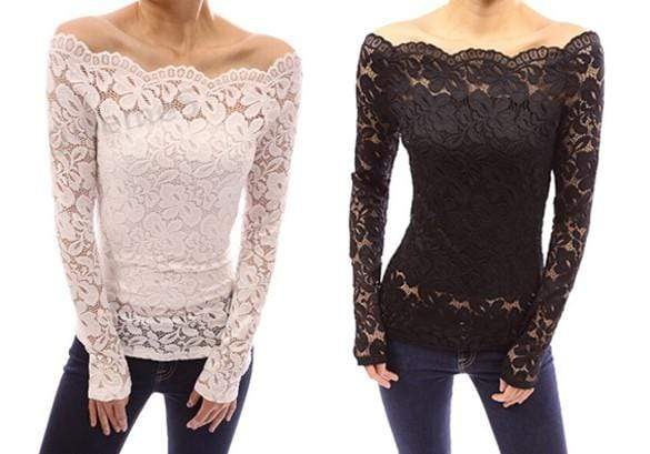 Doppelgänger Lace Floral Blouse