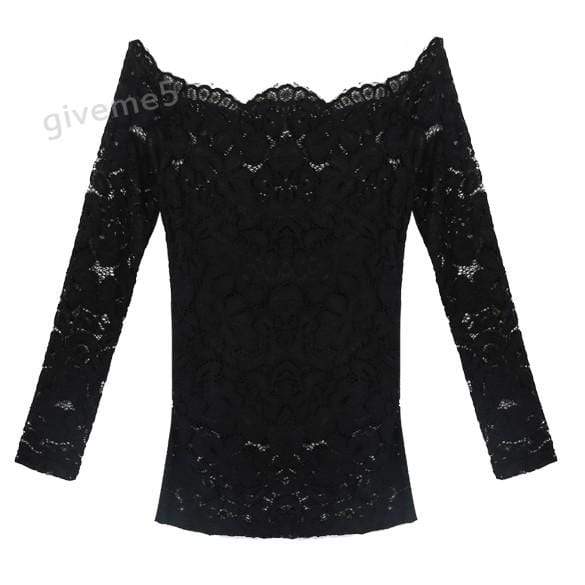 Doppelgänger Lace Floral Blouse