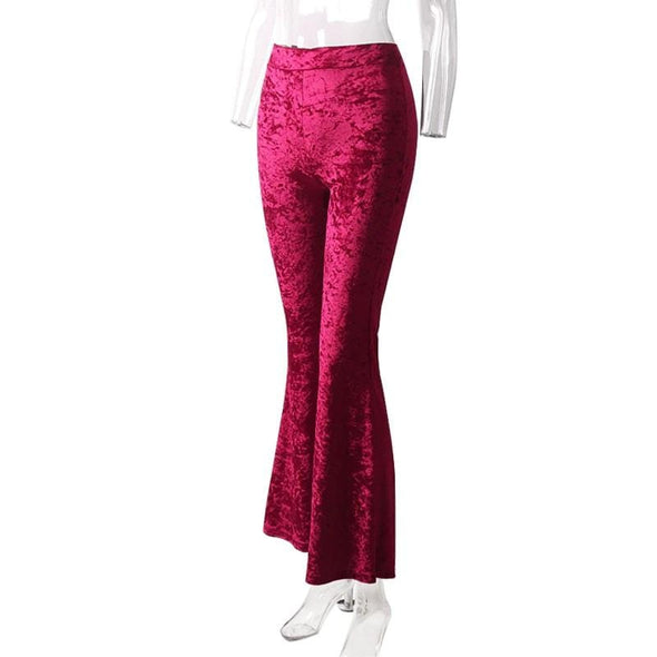 Bloodsucker Velvet Bell Bottoms