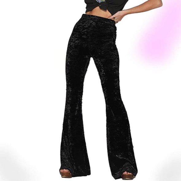 Bloodsucker Velvet Bell Bottoms