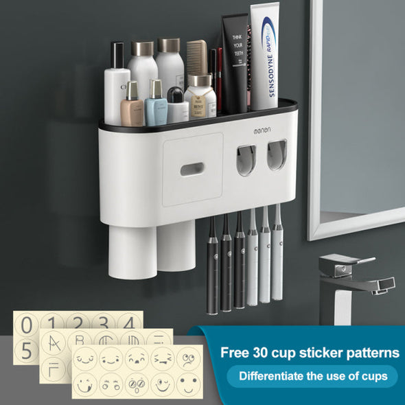 Wall Mounted Toothbrush Holder