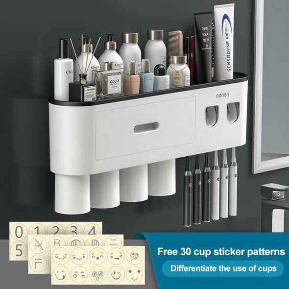 Wall Mounted Toothbrush Holder