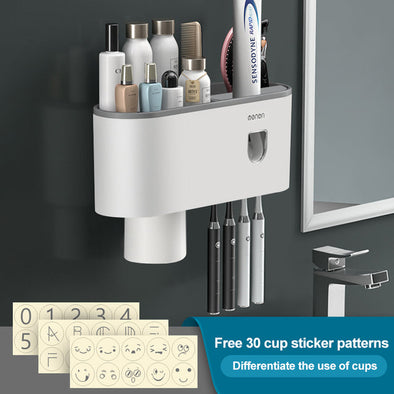 Wall Mounted Toothbrush Holder