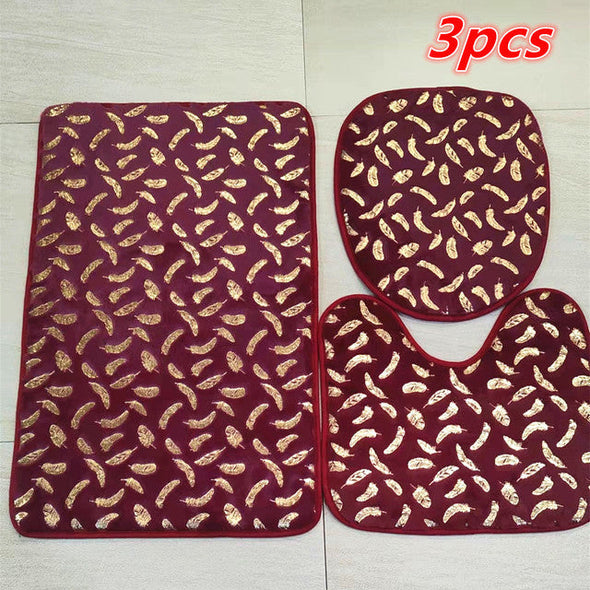 Bathroom Toilet Mats Set