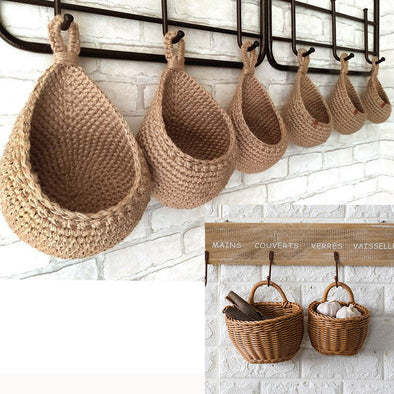 Wall Hanging Woven Basket