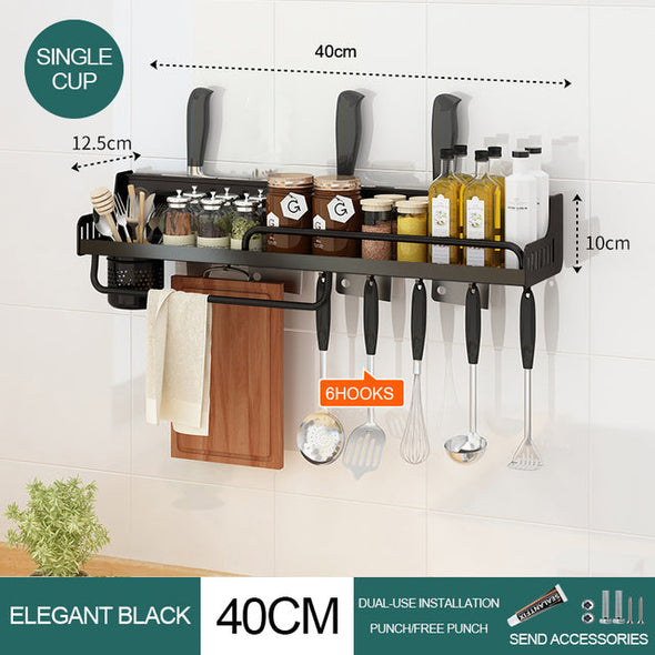 Shelf Wall-Mounted Spice Rack